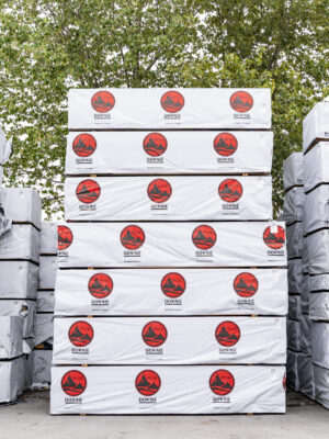 Downie Lumber wrapped and ready for export