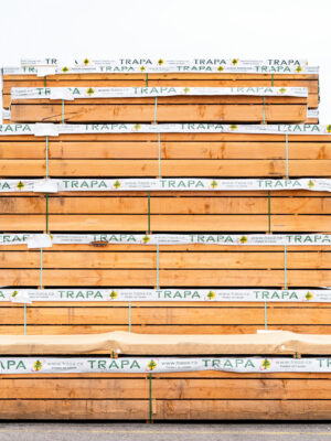 TRAPA Lumber Pile for Export